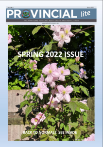 Cover of the Provincial Lite Magazine Spring 2022
