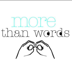 More than words charity logo