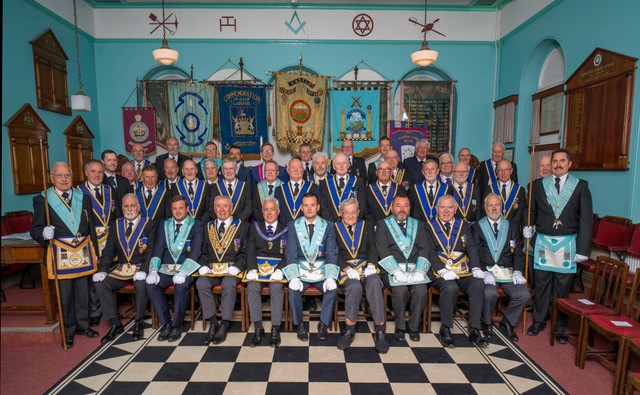 Picture of members of Castle lodge