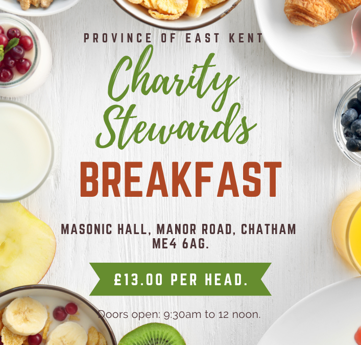 Annual Provincial Charity Steward’s Breakfast