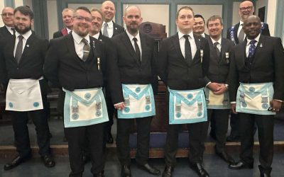 The Light Blues Brothers visit Grand Lodge