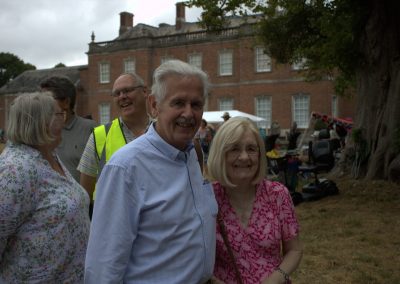 Neil Hamilton Johnstone and his wife Margaret enjoying the day