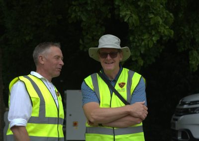 Very helpful marshals for the day.