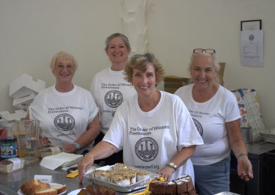 The Order of Women Freemasons with the lovely cakes