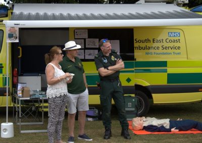 Medics on hand