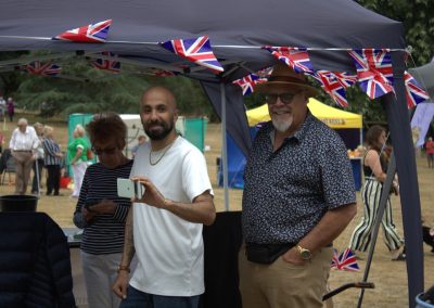 Rull and Kevin on the East Kent Combined Services Lodge Stall