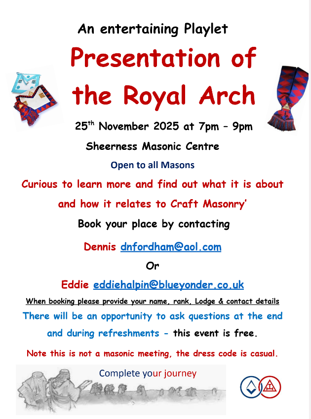 Royal Arch Presentation Playlet