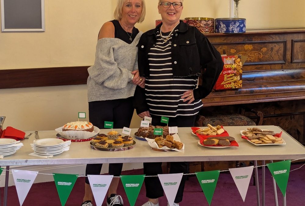 Macmillan Coffee Morning at the Masonic Hall Raises Over £350