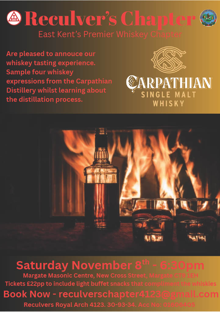 Reculvers Chapter Whiskey Experience
