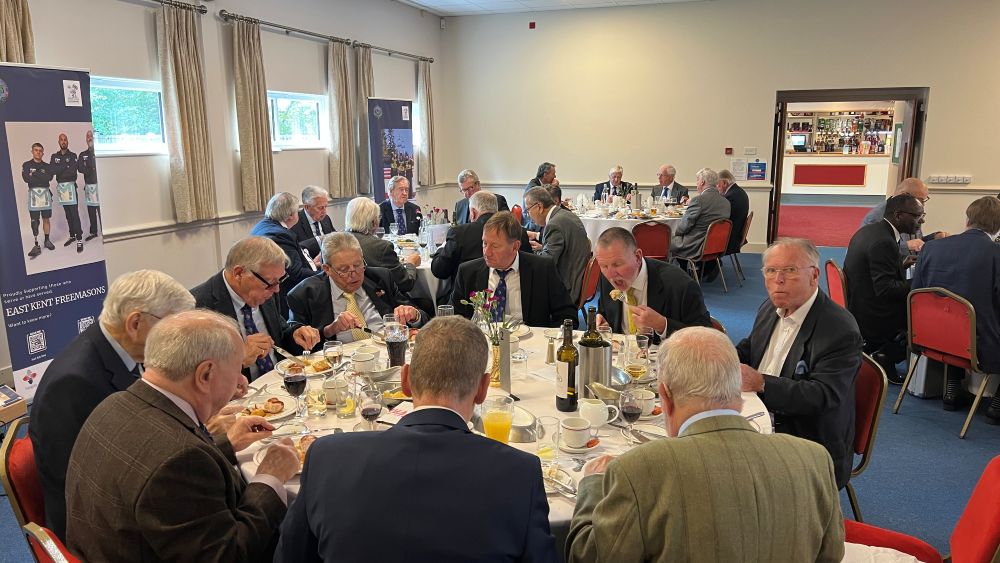 Smile! Enjoying the meal