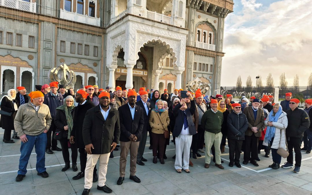 East Kent Masons visit the Gravesend Gurdwara Temple