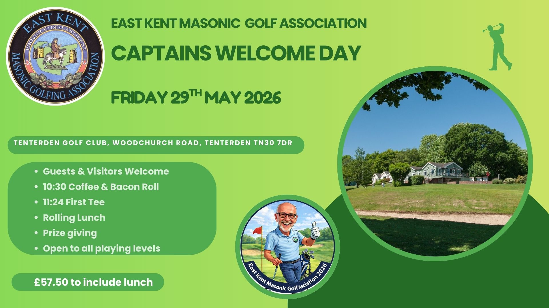 East Kent Golfers - Tenterden for the Captains Welcome Day