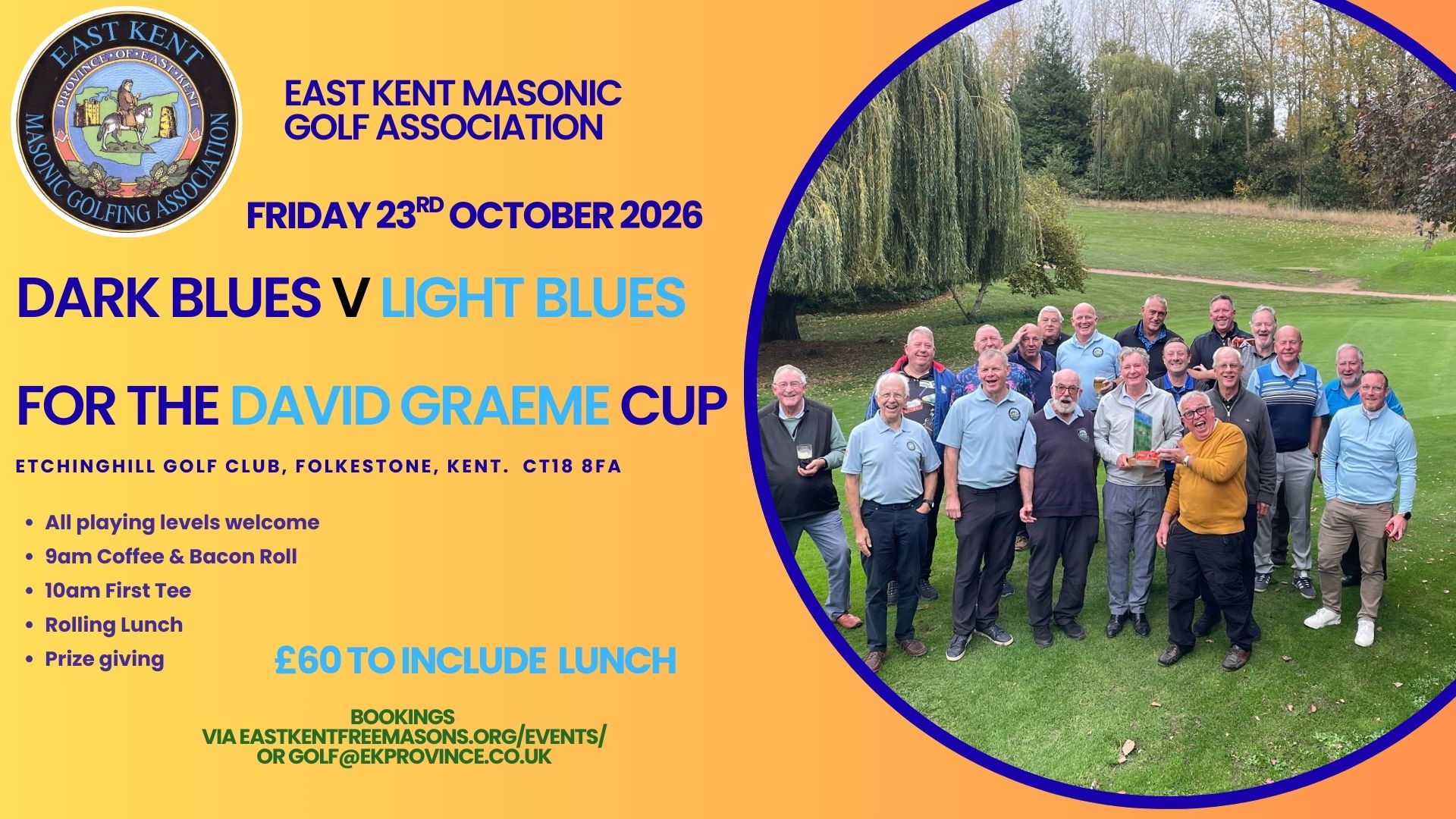 East Kent Golf   Dark Blues V Light Blues  - David Graeme Cup