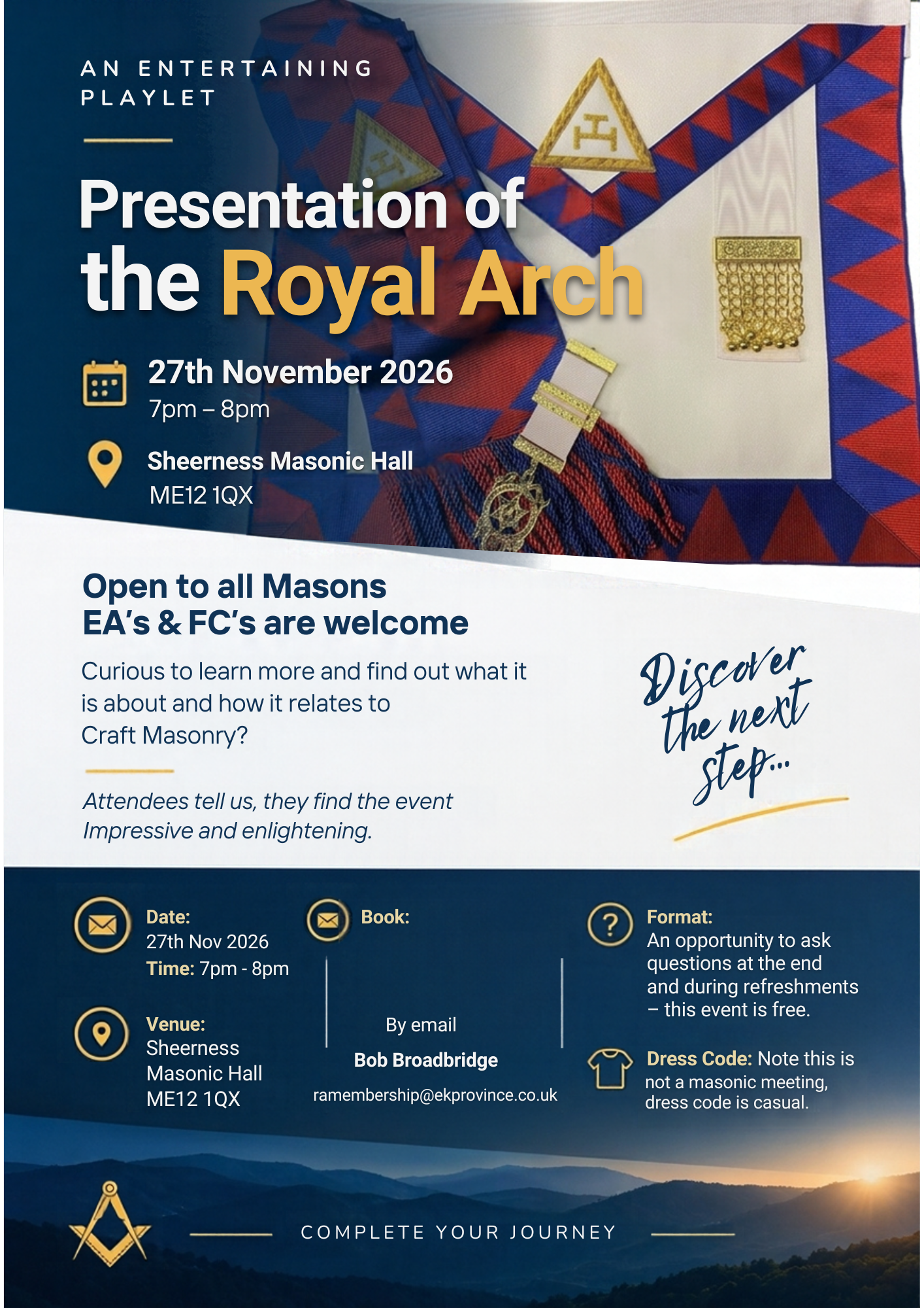 Presentation of the Royal Arch - Sheerness
