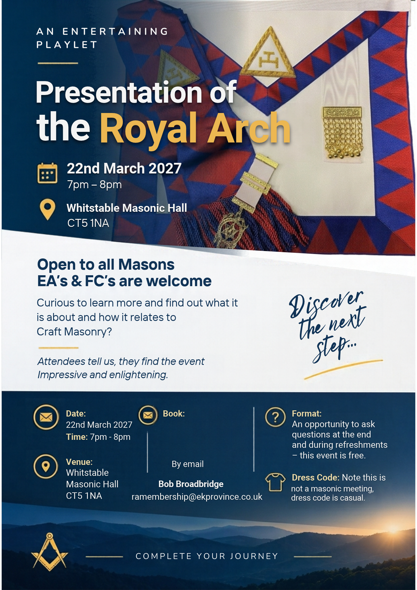 Presentation of the Royal Arch - Whitstable